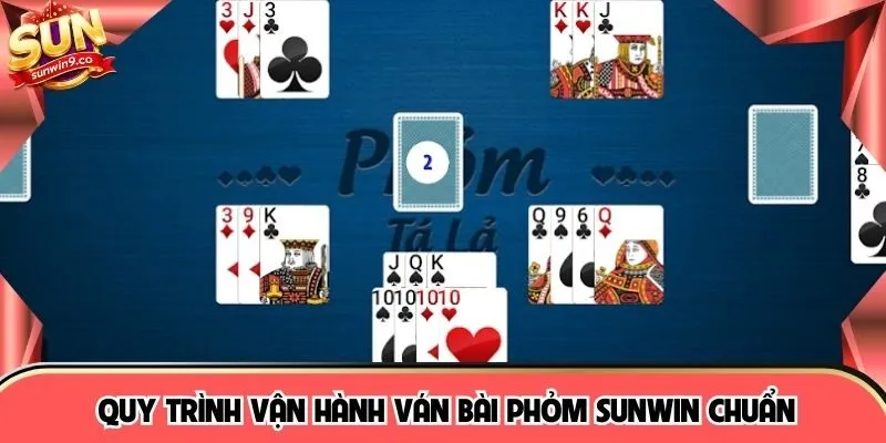 Quy trình vận hành ván bài Phỏm SUNWIN chuẩn